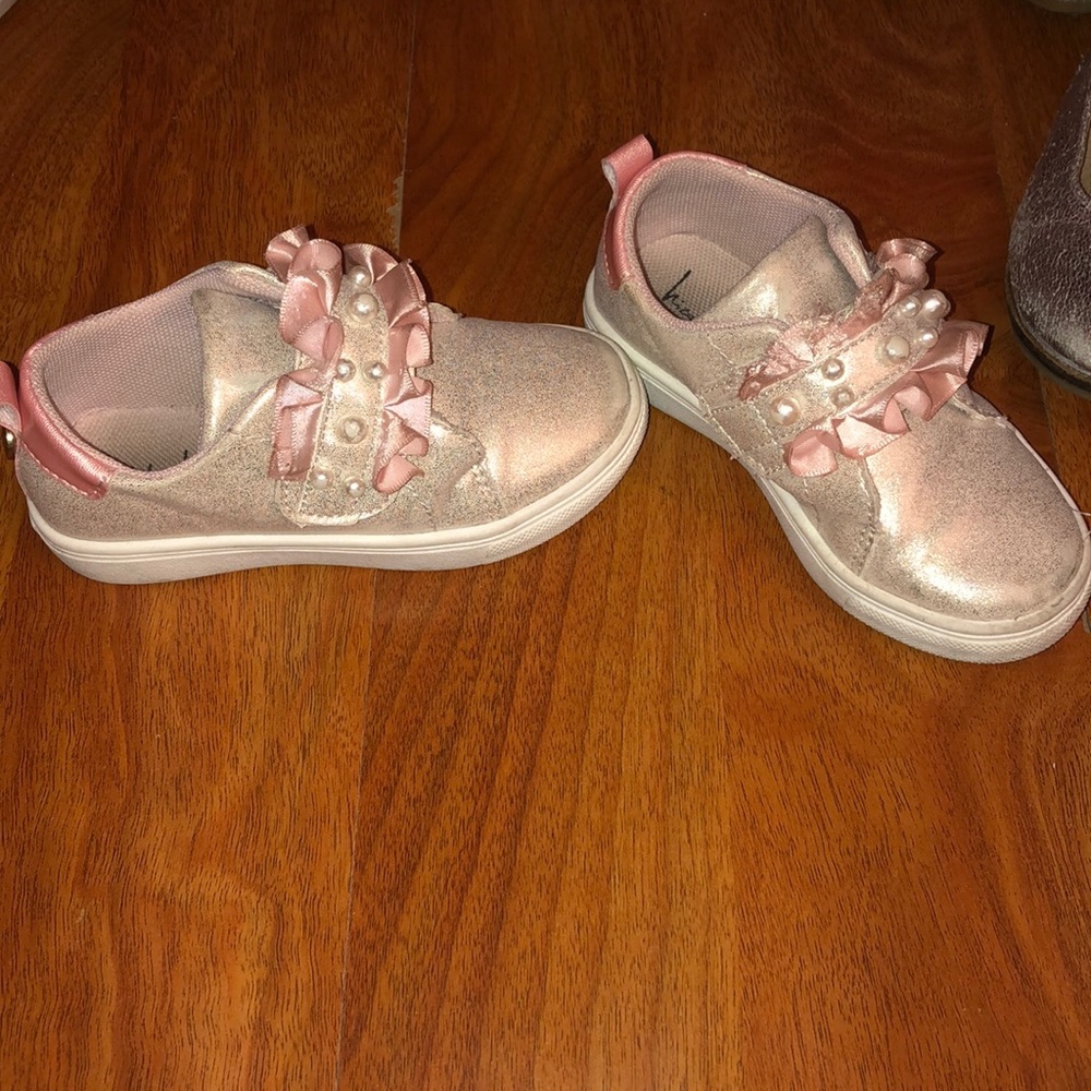 Pink pearl sneakers